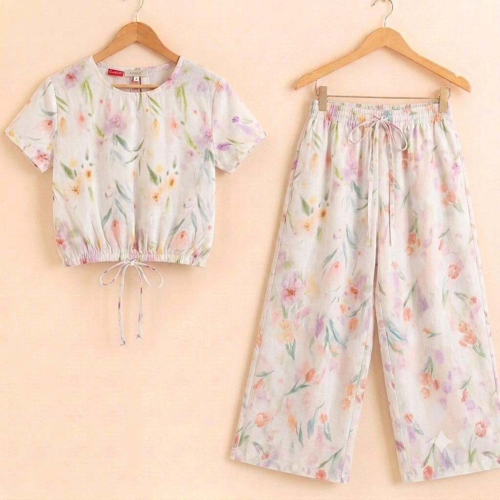 Leaves & Yellow Shade White Skate Fish- Girls (R-346)