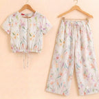 Leaves & Yellow Shade White Skate Fish- Girls (R-346)