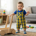 Car Print Royal Blue T-Shirt & Romper