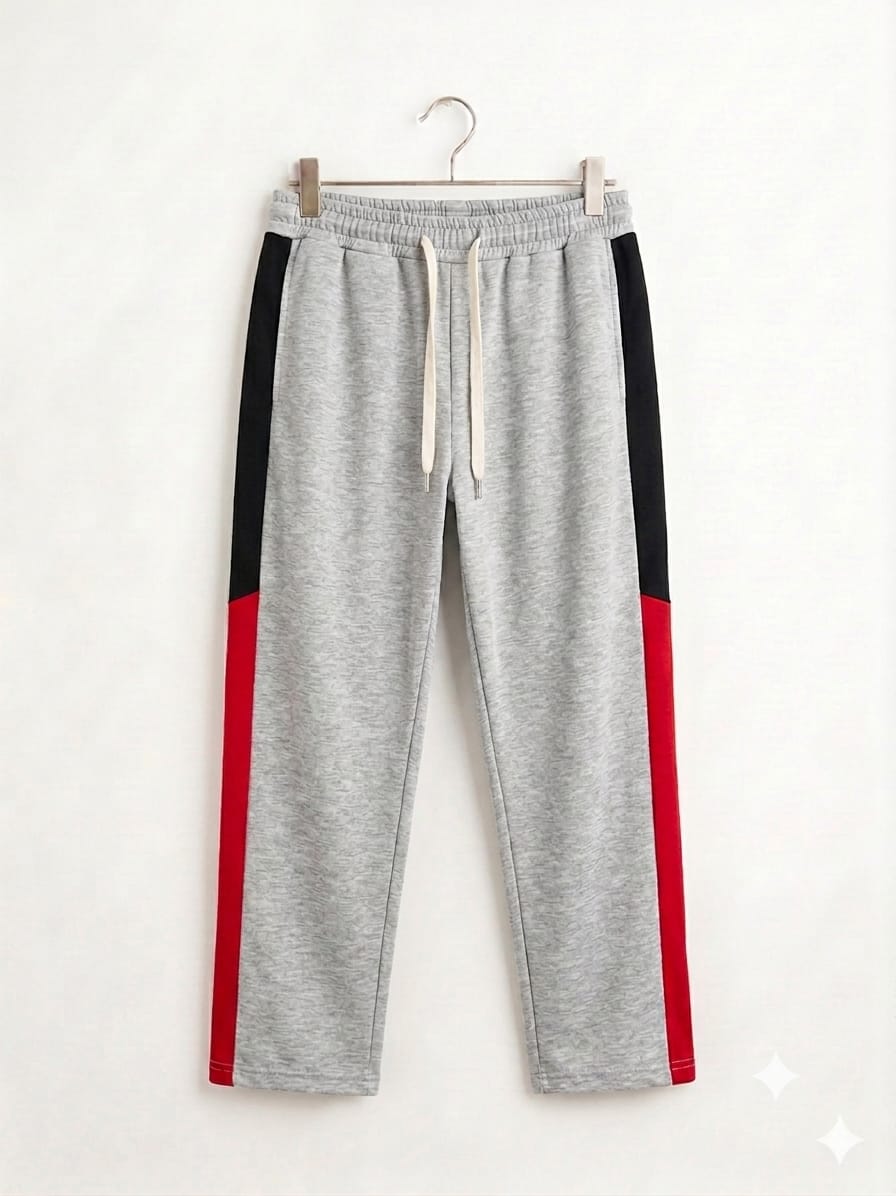 Black & Red Penal Oatmeal Trouser Boys