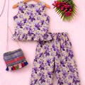 Purple Leaves Sleeveless Skin Pairs (R-268)