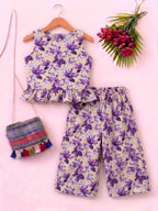 Purple Leaves Sleeveless Skin Pairs