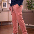 Side Pocket Peach Trouser For Men's (R-482)