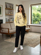 Galarie Lemon Black,Trouser Shirt For Women's
