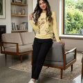 Galarie Lemon Black,Trouser Shirt For Women's