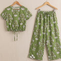 White Bloom Half Sleeve Olive Skate Fish- Girls (R-209)