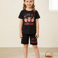 Life is Berry Good Black Nicker- Suit- Girls