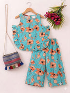 Carrot Blossom Sleeveless Sky Pair Girls (R-243)