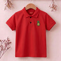 Pineapple Logo Red Collar Polo Boy (R-22)