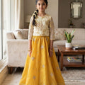 Fancy  Yellow Lehenga  Suit – Girls ( R-96 )