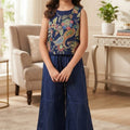 Fancy Navy Lehnga Suit – Girls