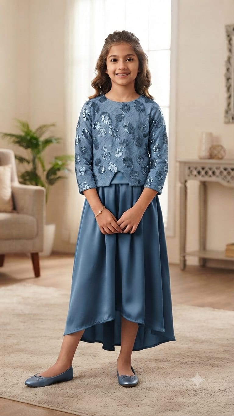 Fancy  Lehgna Suit – Girls