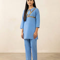 Front Lase Sky Suit-Girls ( R-542 )