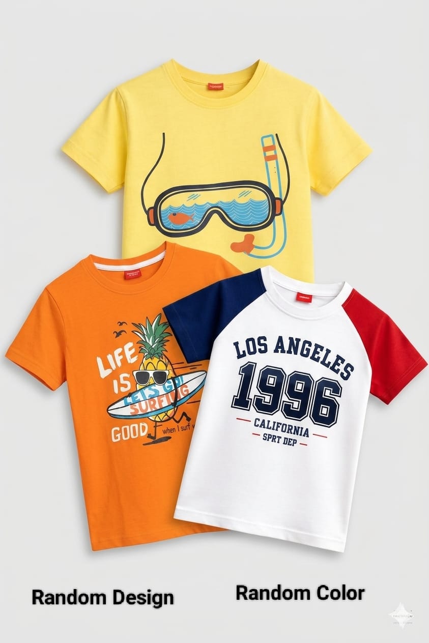 Boys Random 3 T-Shirt