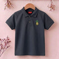 Pineapple Logo Charcoal Collar Polo Boys