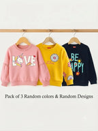 Girls Random 3 Sweatshirt