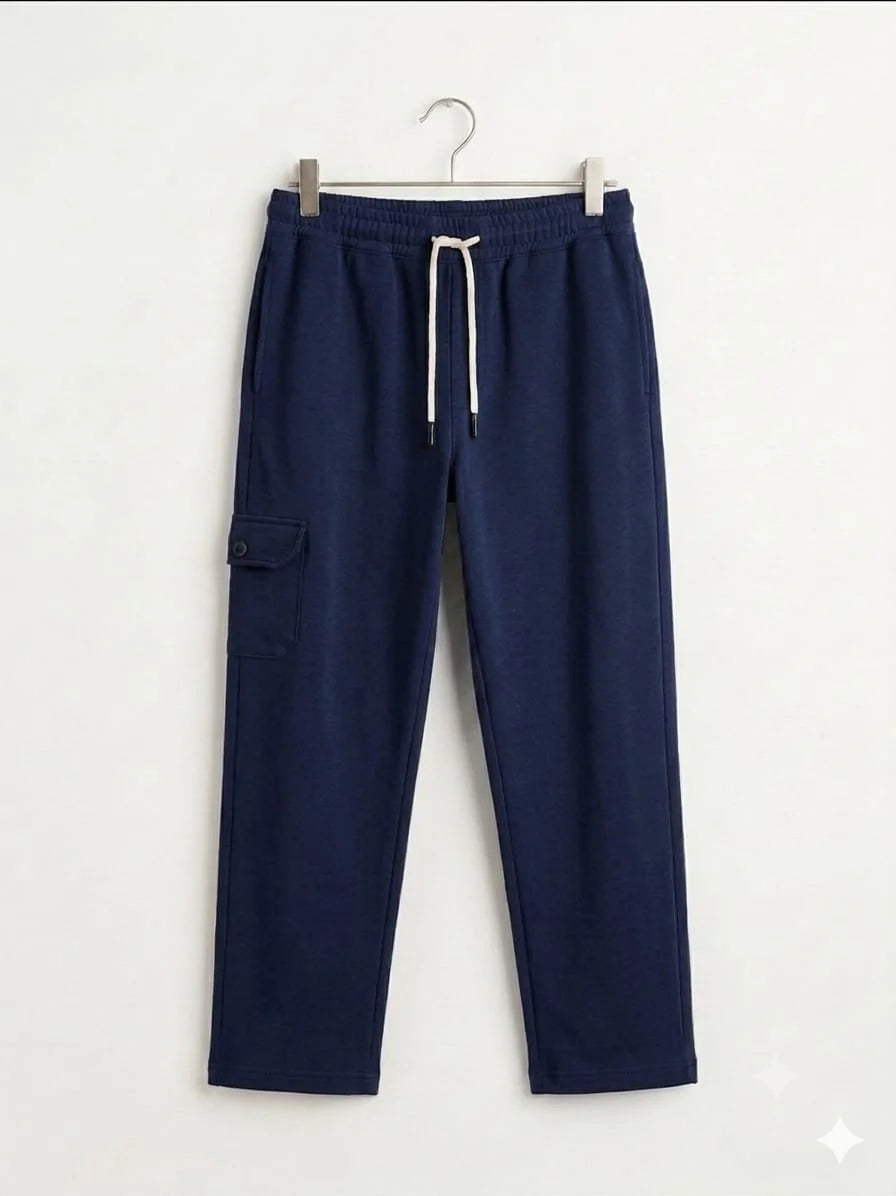 Side Pocket Navy Trouser Boys ( R-225N )