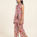 Red Rose White Angrakha Style Pairs Girls ( R-197 N )