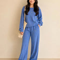 Dots Print Sky Baggy Track Suit For Women's
