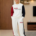 Enjoy Every Moment Off-White Baggy Track-Suit Boys