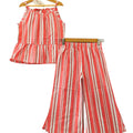 White & Carrot Line Skirt Suit Girls ( R-190-91) Factory