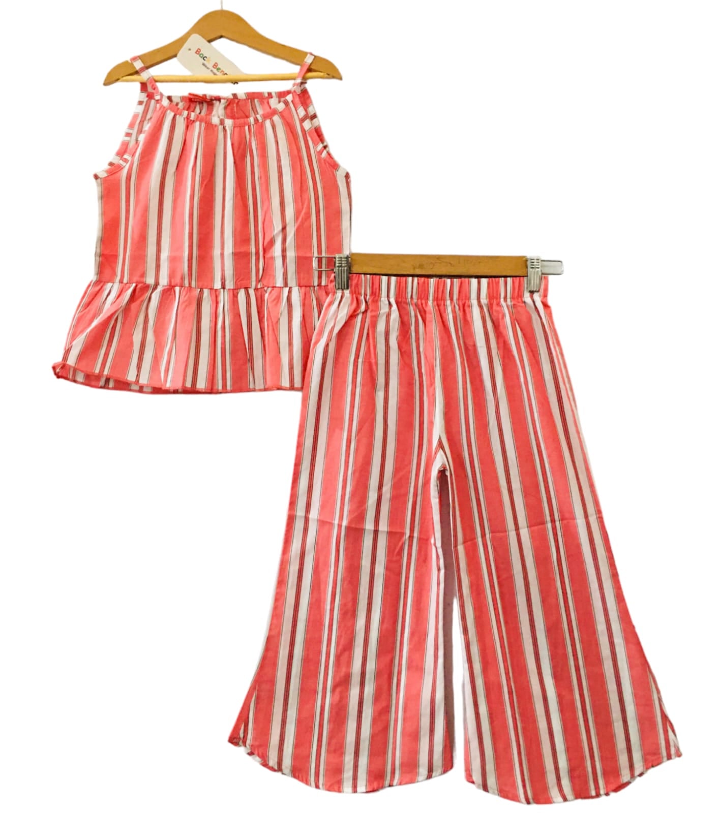 White & Carrot Line Skirt Suit Girls ( R-190-91) Factory