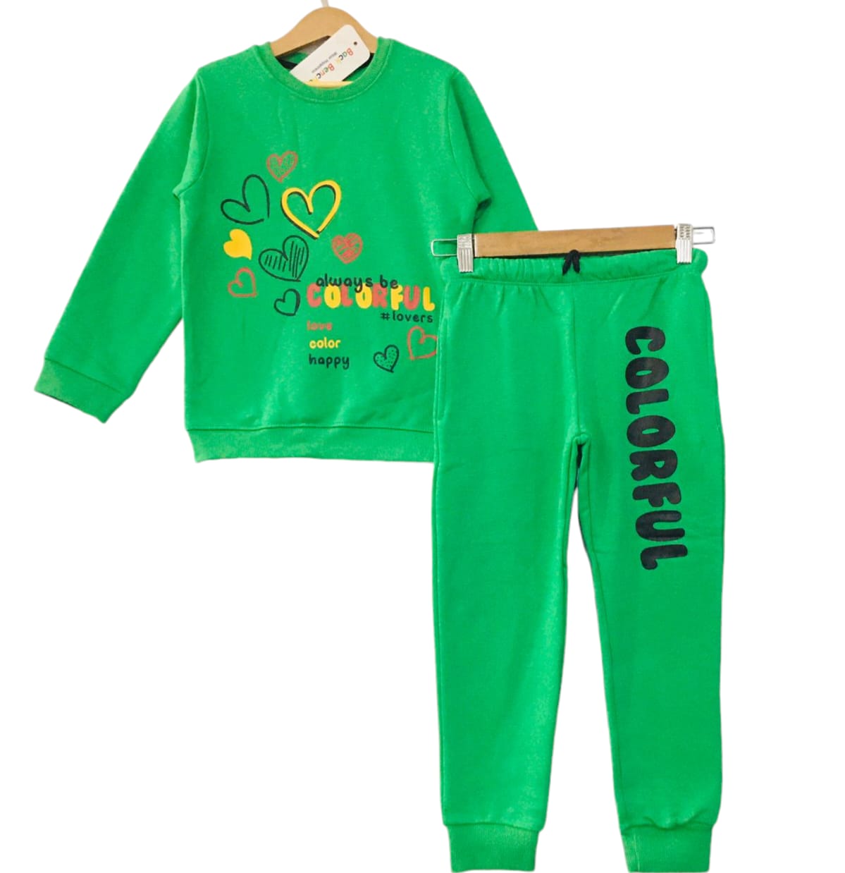 Colorful Green Track-Suit Girls (1)