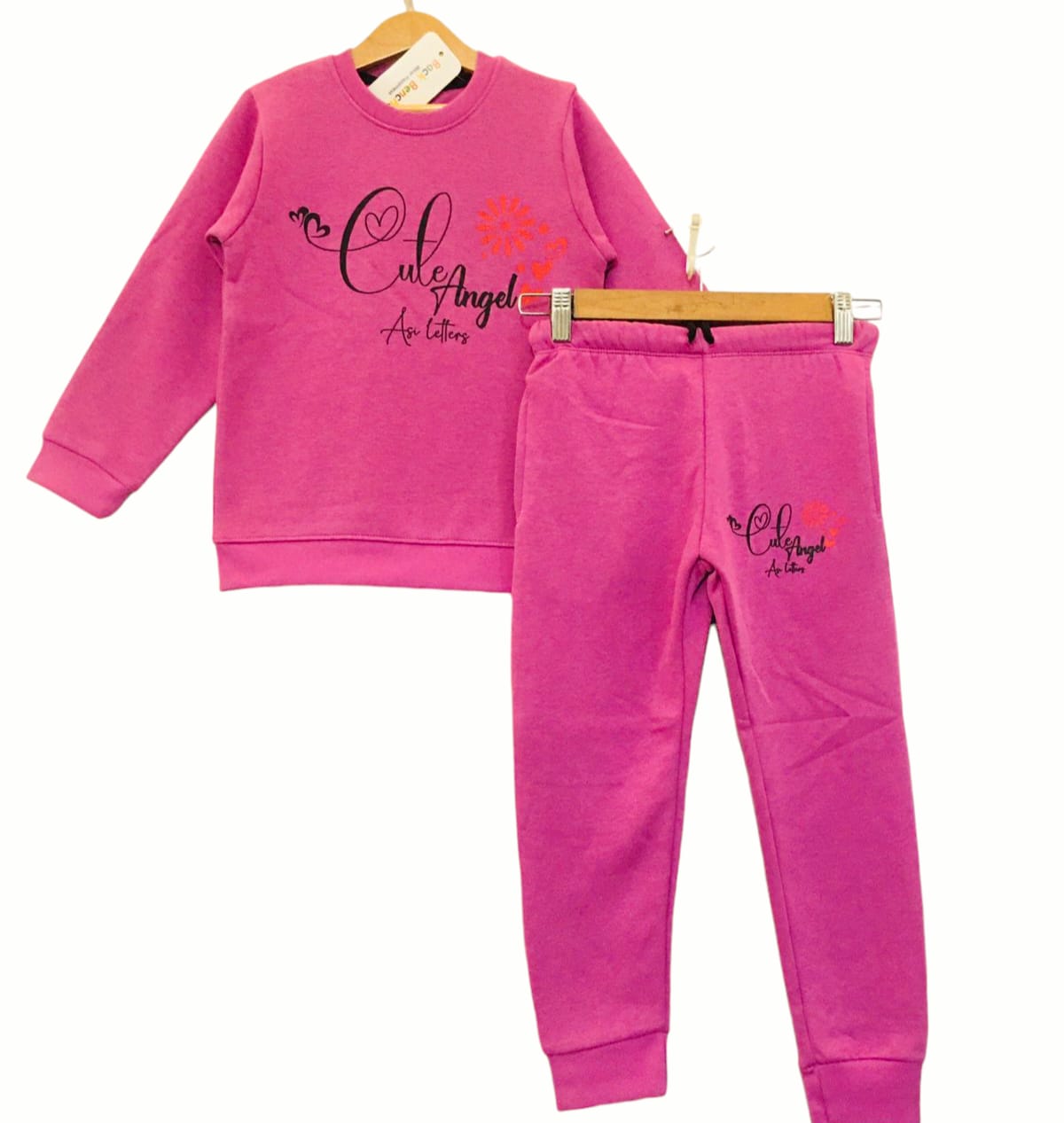 Cute Angel Pink Track-Suit Girls