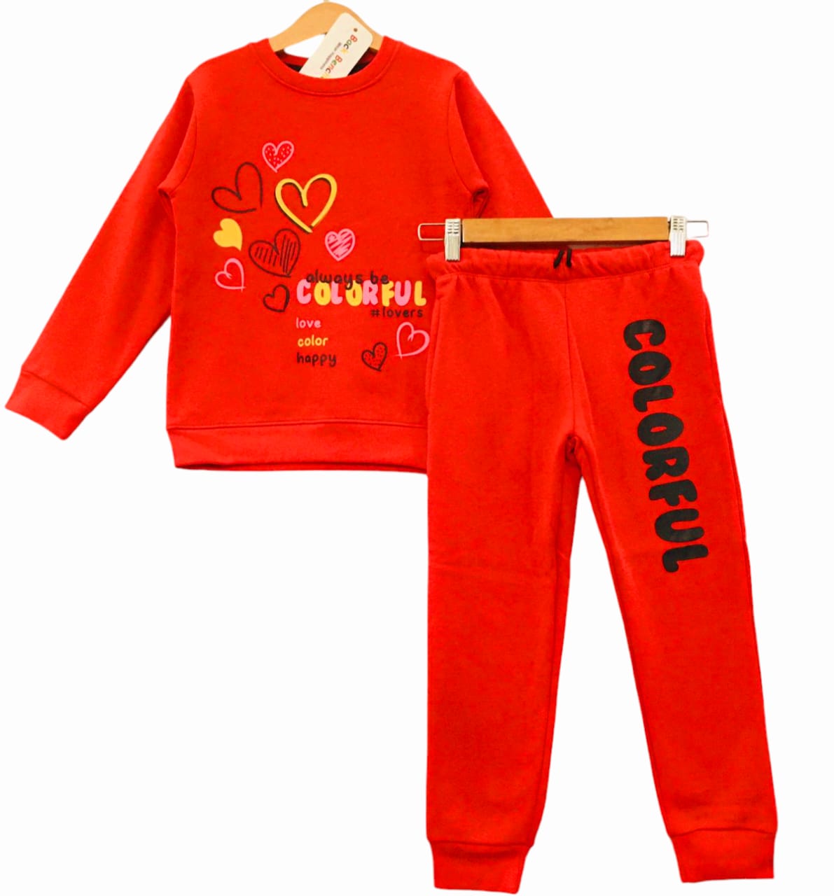 Colorful Red Track-Suit Girls (1)