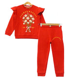 Flower Market Red Track-suit Girls (1)