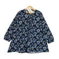 Floral Design Navy Girl Top Girls ( R-71 )