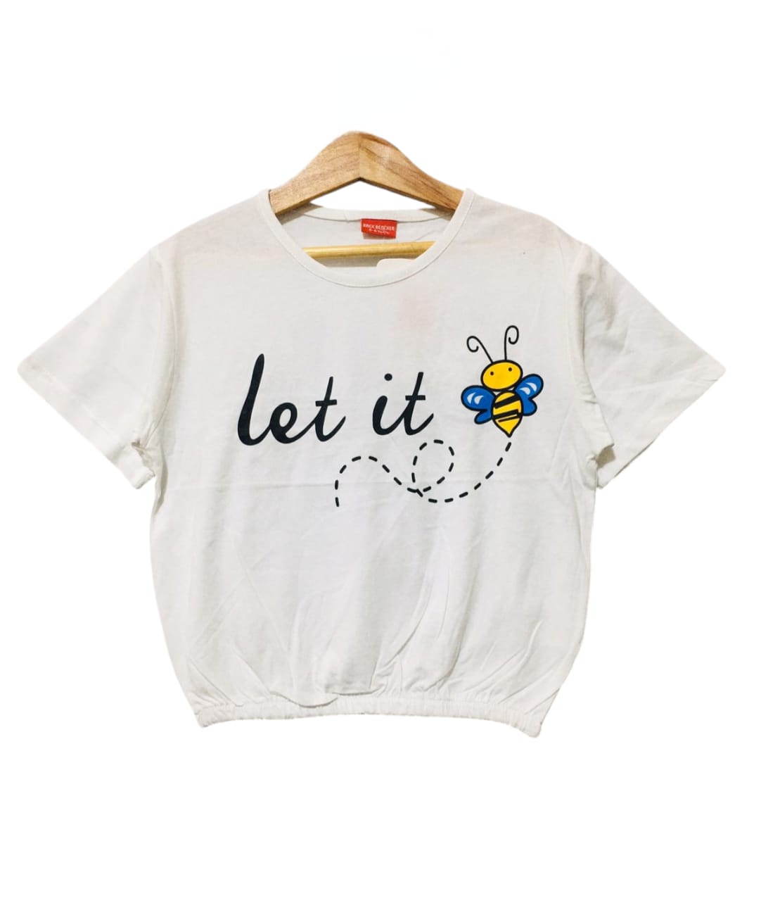 Let It White T-Shirt Girls ( R-423 )