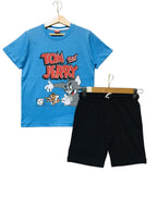 Tom & Jerry Sky Blue Nicker Suit