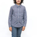 Red Blue Check Casual Shirt Boys ( R-74 )