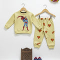 Superman Logo Lemon Track-Suit Boys ( R-332)