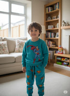 Superman Logo Aqua Track-Suit Boys