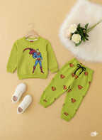 Superman Logo Parrot Track-Suit Boys