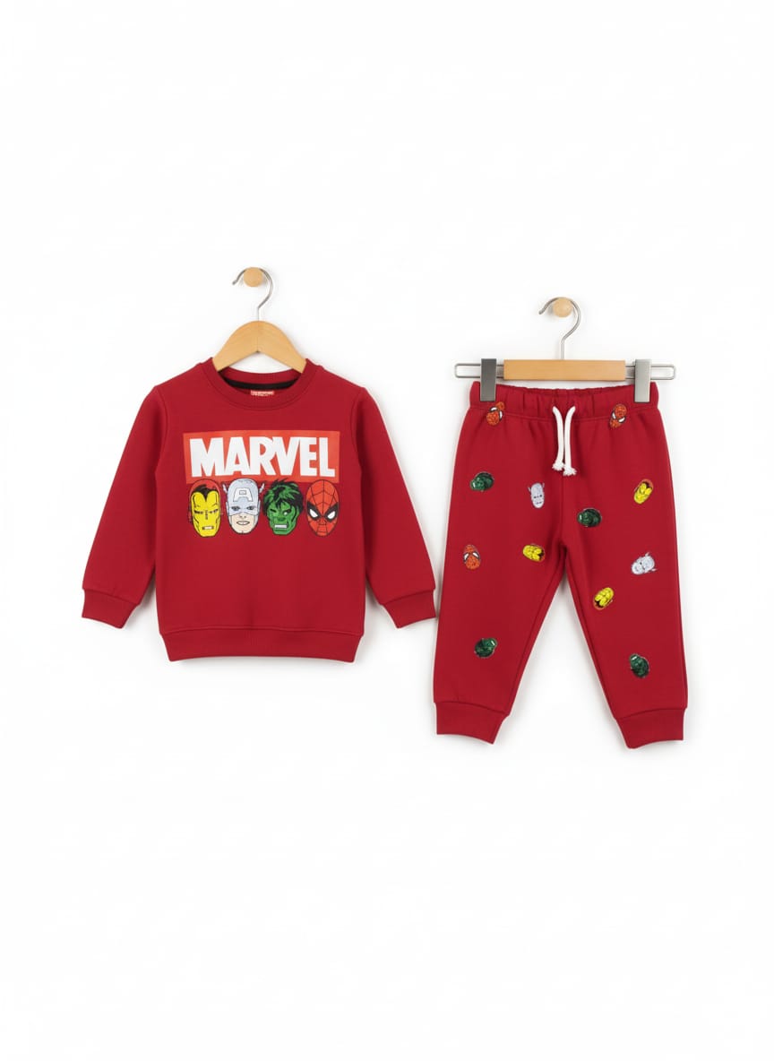Marvel Red Track-Suit Boys