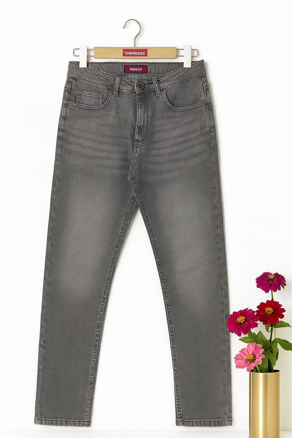 Gray Denim Pant Men's