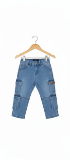 8 Pocket Sky Blue Jeans Boys