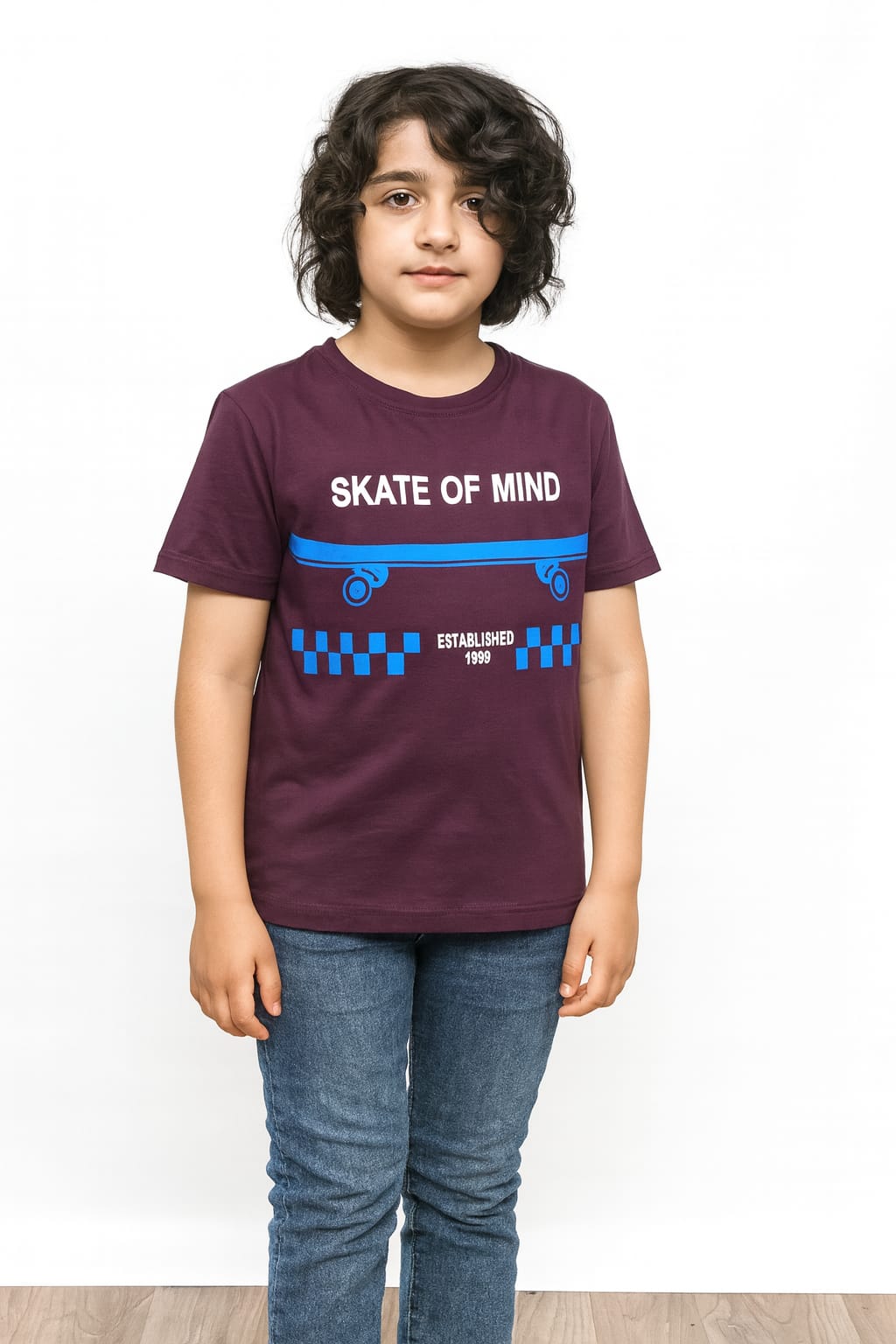 Skate Of Mind Mahroon T-Shirt Boys