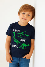 Brave Boy Navy T-Shirt Boys