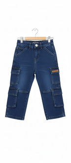 8 Pocket Dark Blue Jeans Boys