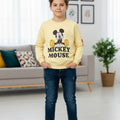 Mickey Mouse Lemon Sweatshirt Boys ( R-89 ) ( Factory )