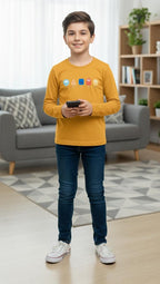 Emoji Mustered T-Shirt Boys