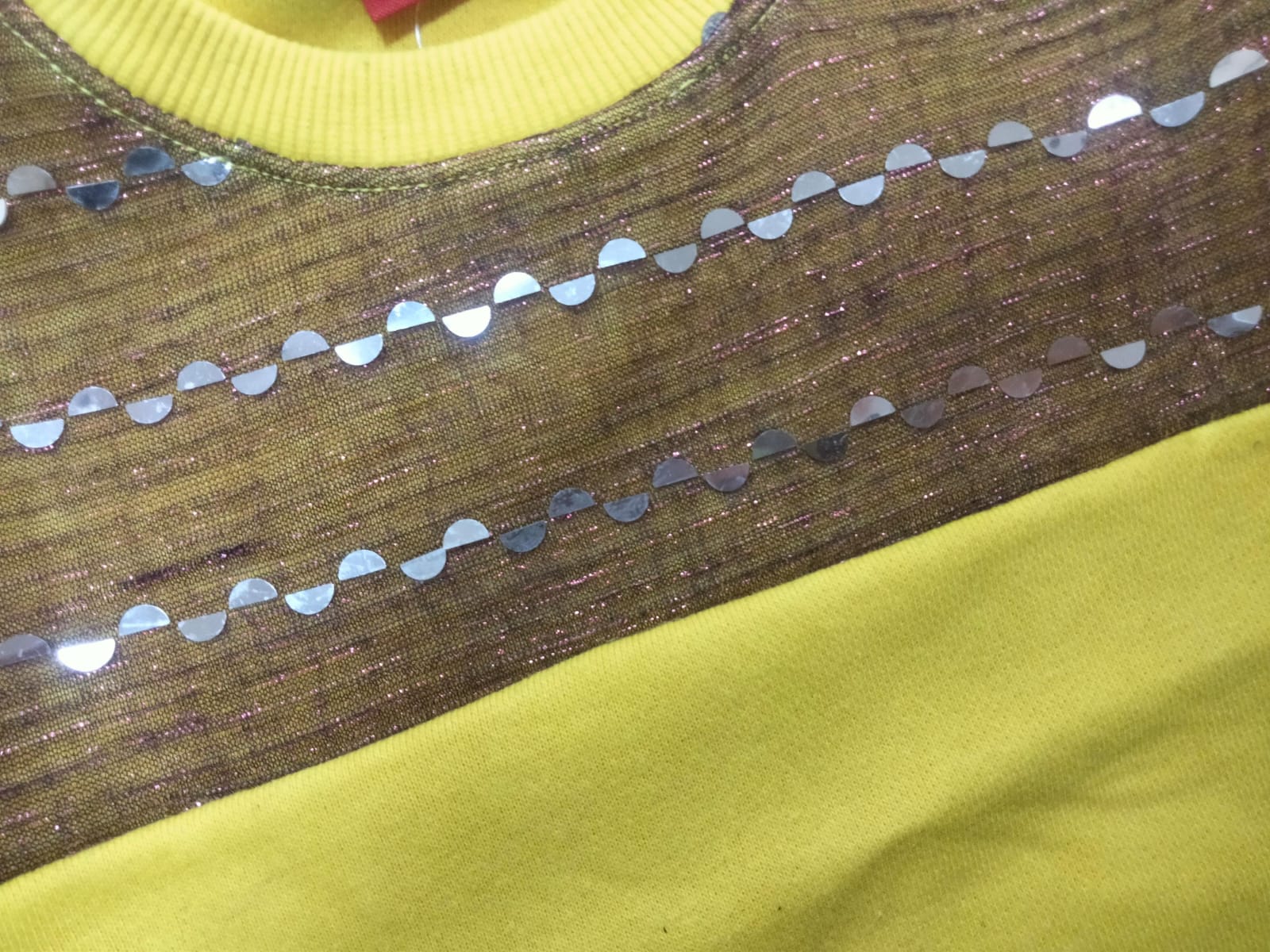 Starline Yellow Sweatshirt Girls ( Factory )