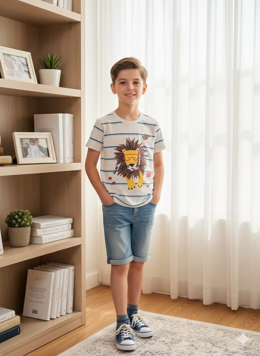 Sea Lion Cream T-Shirt Boys(R 429)