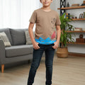 Good Grief Dark Peach T-Shirt Boys(R-313)