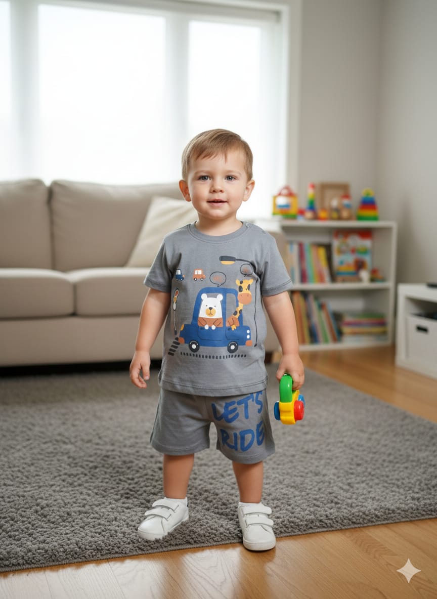 Let's Ride Selati  Nicker Suit New Born