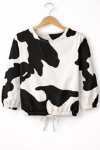 Black Shade Full Sleeve White Skate Fish Girls ( R-523 )